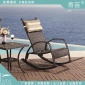 户外休闲摇椅家具酒店家具定制编藤藤艺摇椅定制沙滩泳池创意藤摇椅